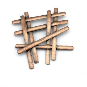 Kien large copper brooch